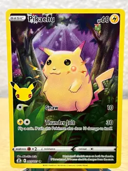 Celebrations Pikachu 005/025 Holo Rare Pokemon NM/M - Image 1