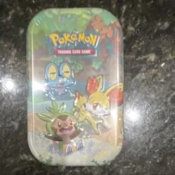 Nintendo Pokemon TCG Celebrations Mini Tin Fennekin Chespin Froakie 2021 - Image 1
