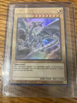 YuGiOh - Blue-Eyes White Dragon MVP1-ENSV4 Ultra Rare Limited Ships Same Day - Image 3