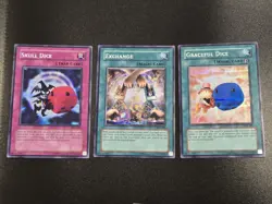 Yugioh Exchange EDS-001 , Graceful Dice EDS-002 And Skull Dice EDS-003 LP - Image 1