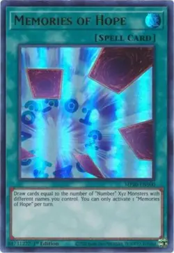 Yugioh! LP Memories of Hope - MP20-EN100 - Ultra Rare - 1st Edition Lightly Play - Image 1
