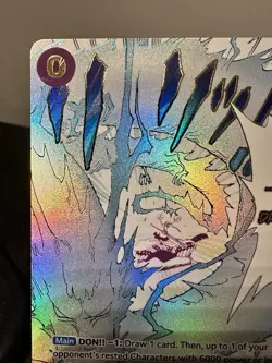 One Piece OP15-077 Lightning Dragon Alt Art Parallel Foil NM/M Pack Fresh - Image 2