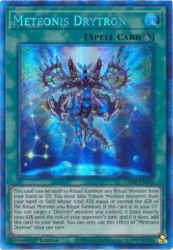 Yugioh! LP Meteonis Drytron - GEIM-EN032 - Collector's Rare - 1st Edition Lightl - Image 1