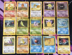 Base Set Pokemon Vintage Card Bundle Job Lot Rare Uncommon and Common WOTC 1999 - Image 4