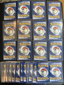 x25 Pokemon Base Set Vintage Card Bundle Job Lot Original 1999 Mixed Cards LP - Image 2