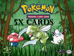 5x JUNGLE Set 1999 Pokemon Cards Vintage wotc English old Card lot bundle - Image 1