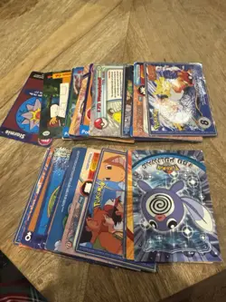 Vintage Pokemon Topps Card Lot 1999 PokeTrivia TV Animation Mewtwo Movie Cards - Image 2