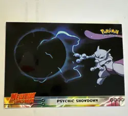 1999 Topps Pokemon The First Movie Mewtwo Strikes Back Scene Card Lot NM Vintage - Image 3