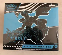 Pokemon TCG Scarlet And Violet Black Bolt Elite Trainer Box ETB SEALED - Image 1