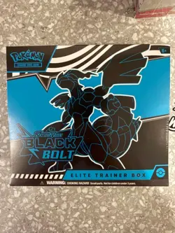 Pokemon Scarlet and Violet Black Bolt Elite Trainer Box ETB SEALED - Image 1