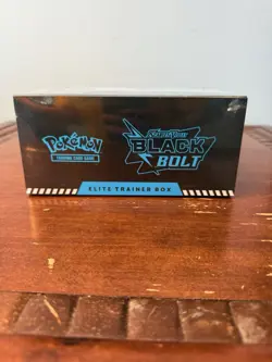 SEALED Pokemon TCG Scarlet & Violet Black Bolt Elite Trainer Box ETB SLIGHT RIP - Image 2