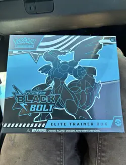 Pokemon TCG Scarlet & Violet Black Bolt Elite Trainer Box 2025 Zekrom Sealed - Image 1