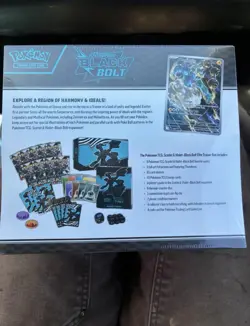 Pokemon TCG Scarlet & Violet Black Bolt Elite Trainer Box 2025 Zekrom Sealed - Image 2