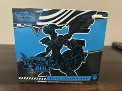 Pokemon Scarlet & Violet Black Bolt ETB Elite Trainer Box Sealed DMG - Image 1