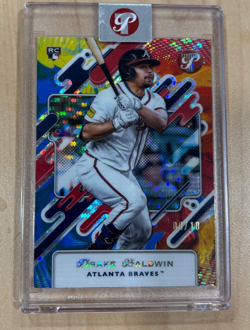 2025 Topps Pristine Drake Baldwin /10 Encased Primaries Refractor Braves SSP - Image 1