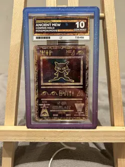 Ancient Mew Cosmos Holo Pokemon Movie 2000 Promo Card Ace 10 - Image 1