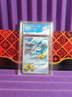 Pokemon TCG Piplup Phantasmal Flames 098/094 Illustration Rare Ace 10 Gem Mint - Image 2