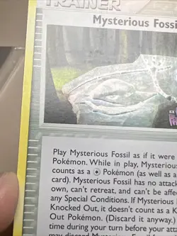 LP Mysterious Fossil 92/110 Reverse Holo Holon Phantoms AUTHENTIC Pokemon Card - Image 3