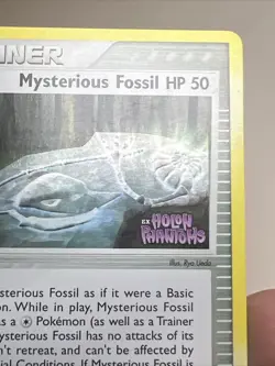 LP Mysterious Fossil 92/110 Reverse Holo Holon Phantoms AUTHENTIC Pokemon Card - Image 4