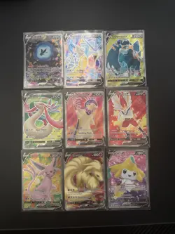 Pokemon V Holo Card Lot 9 Cards Lanturn Gyarados Copperajah Milotic Typhlosion - Image 1