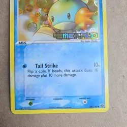Pokemon Mudkip 50 HP Holo Rare EX Emerald 56/106 Basic Nintendo 2005 Card - Image 3