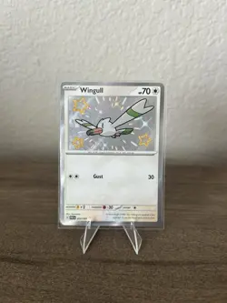 Wingull 203/091 Scarlet & Violet Paldean Fates Rare Shiny Holo Pokemon Card NM - Image 1
