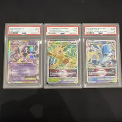 Lot Of 3 PSA Graded Pokemon Cards PSA 9 - Image 1