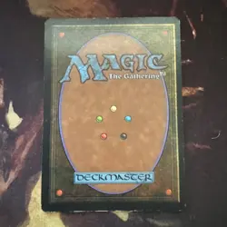 Magic the Gathering Revised Edition Dual Land Underground Sea MP - Image 2