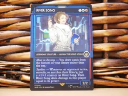 MTG River Song 0547 RARE SHOWCASE | NM Near Mint | WHO | 2023 - Image 1