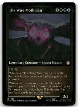 The Wise Mothman (Display Commander) - Thick Stock #1067 (Foil) NM Fallout - Image 1