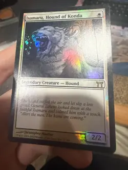 MTG FOIL Isamaru, Hound of Konda Champions of Kamigawa Magic the Gathering - Image 2