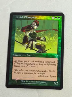 MTG FOIL Elvish Champion Invasion Magic the Gathering - Image 1