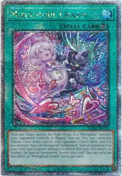 Yugioh! LP Mimighoul Charm - ROTA-EN096 - Quarter Century Secret Rare - 1st Edit - Image 1