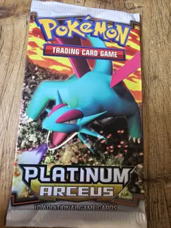Pokemon Platinum Arceus Sealed Booster Pack Vintage Unweighed - Image 1