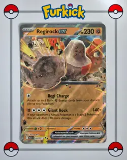 Regirock ex 107/217 | Ascended Heroes | ASC | Pokemon Card | NM - Image 1