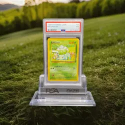 1999 Pokemon Base Set #44 Bulbasaur PSA 7 NM - Image 1