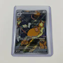 Pokemon TCG Team Rocket’s Raticate 202/182 – Scarlet & Violet Destined Rivals Se - Image 1