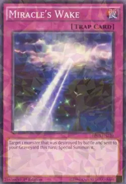 Yugioh! LP Miracle's Wake - BP03-EN220 - Shatterfoil - 1st Edition Lightly Playe - Image 1