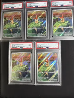 5CT 2025 POKEMON SVP EN-SV BLACK STAR PROMO #208 UNOVA VICTINI ILLUS COLL PSA 9 - Image 1