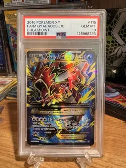 2016 Pokemon XY FA/M Gyrados Breakpoint PSA 10 Gem Mint - Image 1