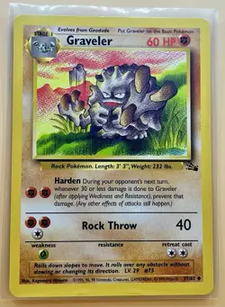 Graveler 37/62 – Fossil (Unlimited) – LP – 1999 Pokemon TCG - Image 5