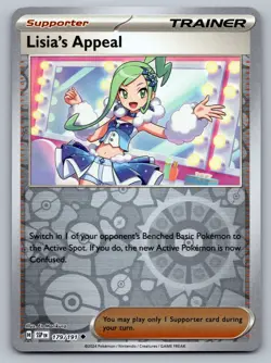 Pokemon TCG SV08: Surging Sparks Lisia's Appeal - 179/191 Reverse Holo - Image 1