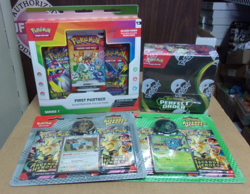 POKEMON FIRST PARTNER + (2) ASCENDED 2-PACK + PERFECT ORDER BOOSTER BOX - Image 1
