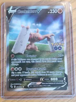 Conkeldurr V (Alternate Full Art) 074/078 Pokemon GO Holo - Image 1