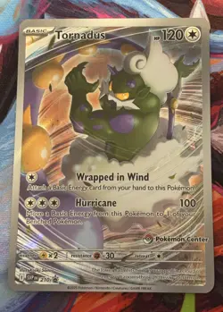 Tornadus - 210 (Pokemon Center Exclusive) Sv: Scarlet & Violet Promo - NM Holo - Image 1