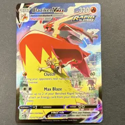 Pokemon Blaziken VMAX TG15/TG30 Silver Tempest Ultra Rare Holo 320 HP - Image 1