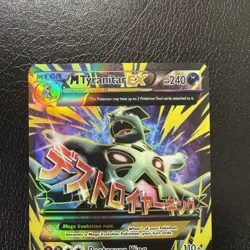 Pokemon M Tyranitar EX (92 Full Art) 92/98 XY - Ancient Origins Holo Light LP - Image 2