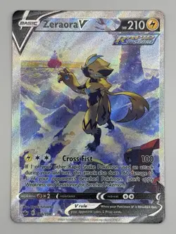 Pokemon TCG Zeraora V Chilling Reign 166/198 Holo Alt Art Mint - Image 1