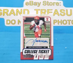 LOT OF 4 ILLINOIS FOOTBALL AUTOGRAPH CARDS Fightng Illini WR Bryant Casey Isaiah - Image 2