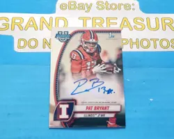 LOT OF 4 ILLINOIS FOOTBALL AUTOGRAPH CARDS Fightng Illini WR Bryant Casey Isaiah - Image 4